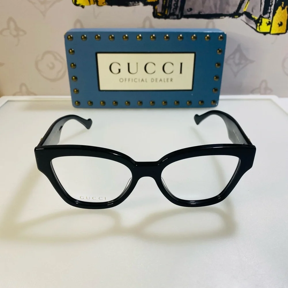 New Gucci Demo GG1424 Butterfly Ladies Fashion Optical Eyeglasses GG1424O 005 54
